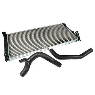 Радиатор охлаждения (трубчатый) с патрубками Chery Amulet 