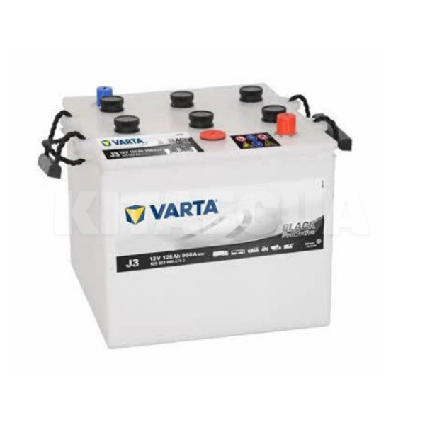 Акумулятор автомобільний 125Ач 950А "+" праворуч VARTA (625023000)