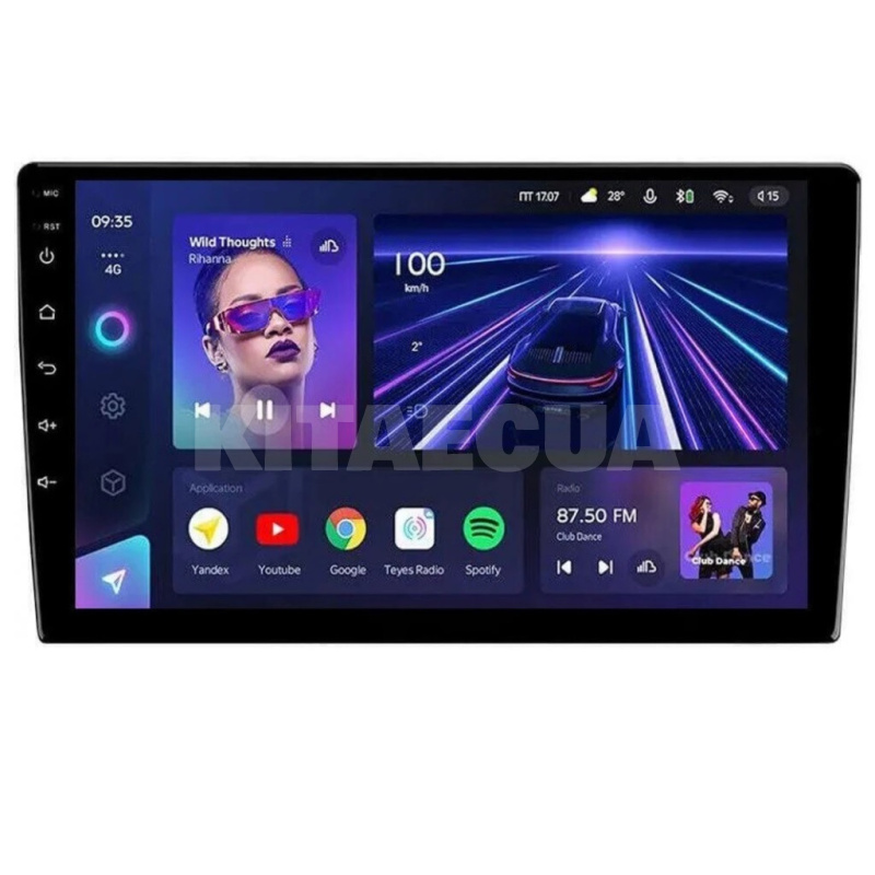 Штатна магнітола CC3L 4+64 Gb 9" Chery QQ3 2004-2012 Black Teyes (56988)
