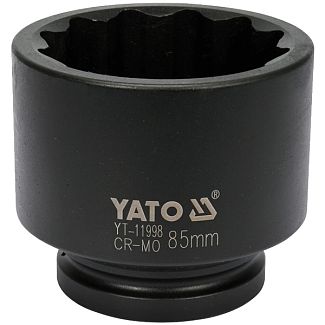 Головка торцевая ударная 12-гранная 85 мм 1" 102 мм YATO