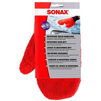 Микрофибра для авто Microfaser Waschhandschuh рукавица для мойки Sonax