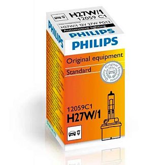 Галогенна лампа PG13 27W 12V Vision +30% PHILIPS