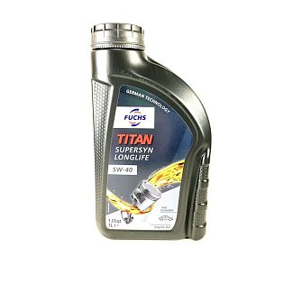 Масло моторное синтетическое 1л 5W-40 TITAN Supersyn LongLife FUCHS