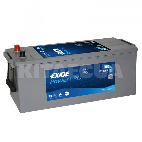 Акумулятор автомобільний 185Ач 1150А "+" зліва EXIDE (EF1853)