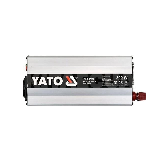 Инвертор 12-230В 800Вт YATO (YT-81491)