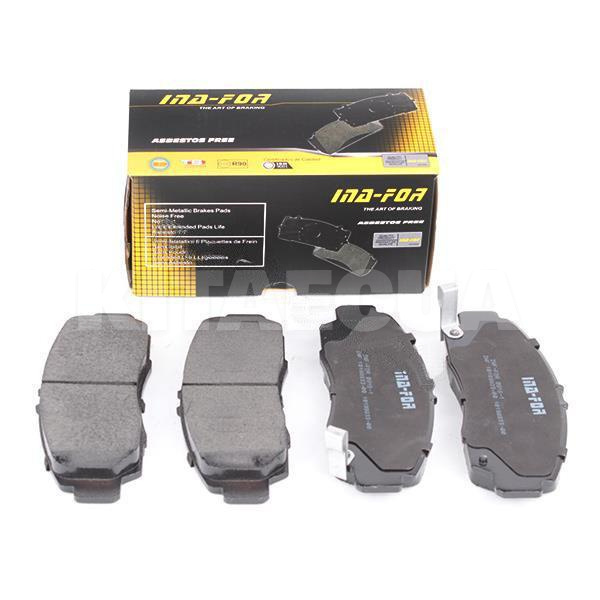Колодки тормозные передние INA-FOR на BYD F6 (10199933-00)