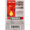 Тормозная жидкость 1л DOT5.1 FERODO (FE FBZ100)