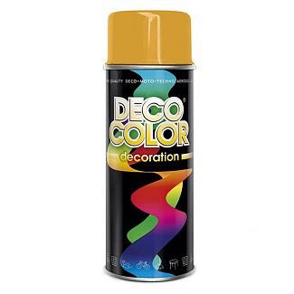 Краска глянцевая 400мл желтая дыня DecoColor
