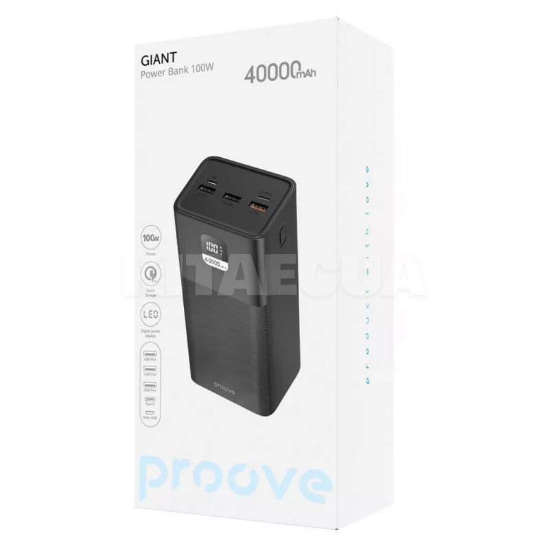 Повербанк Giant 40000mAh 100W белый PROOVE (577330003) - 5