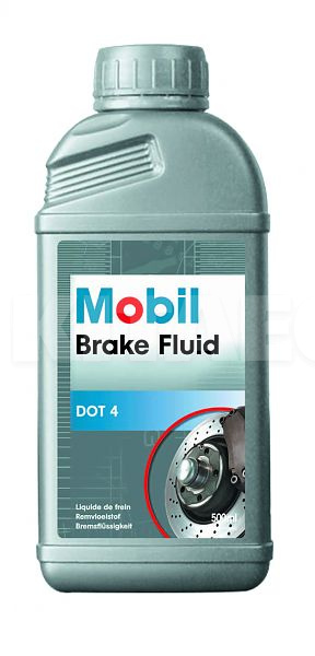 Тормозная жидкость 0.5л DOT4 MOBIL (MOBDOT4-05) - 2