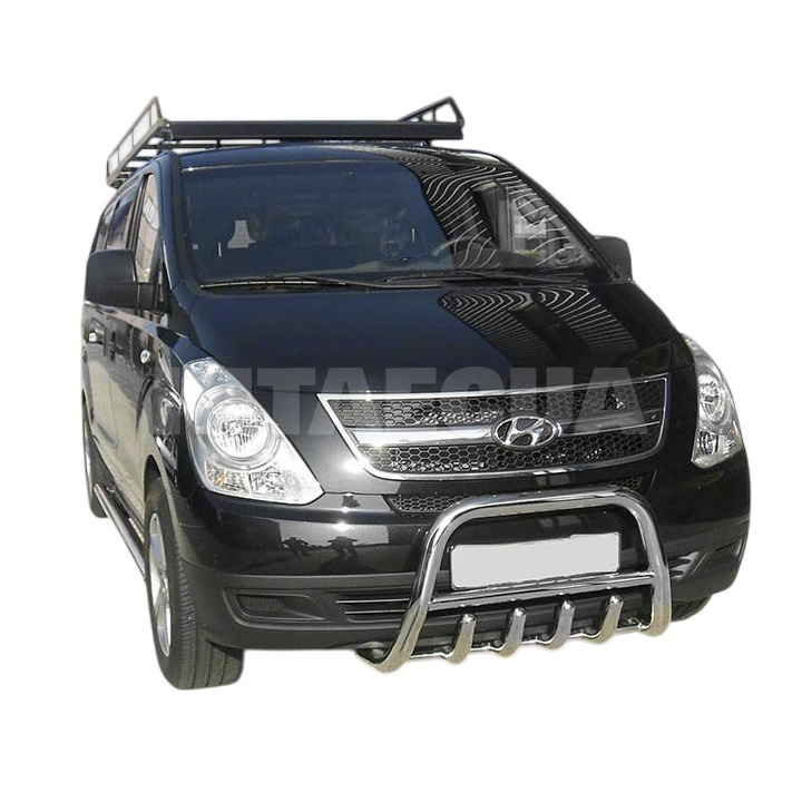 Кенгурятник WT003 Hyundai H-1 2008-2020 нержавеющая сталь CAN (dug647933) - 3