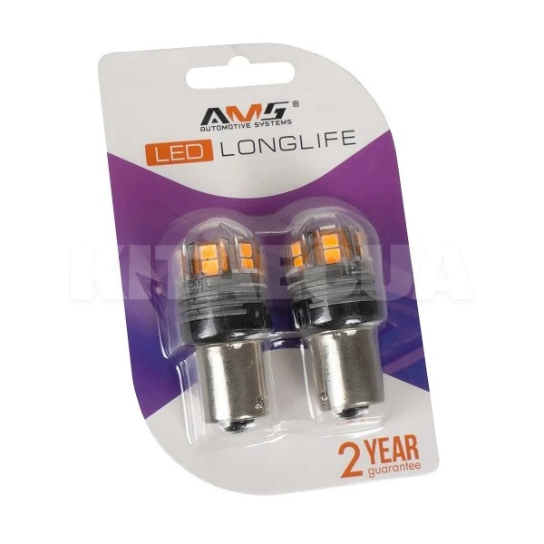 Светодиодная лампа 10/30V P21W 2200K (компл.) AMS (41307) - 5