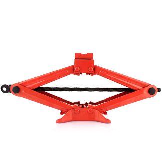 Домкрат механический ромбовидный до 2т (119-410мм) с металлической опорой LAVITA