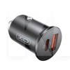 автомобільний зарядний пристрій USB+Type-C 3А XO (XO-CC43-BK)