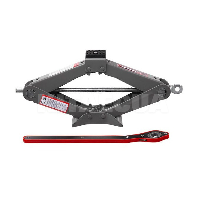 Домкрат механический ромбовидный 1.5т -90-370 мм Intertool (GT0183-Intertool)