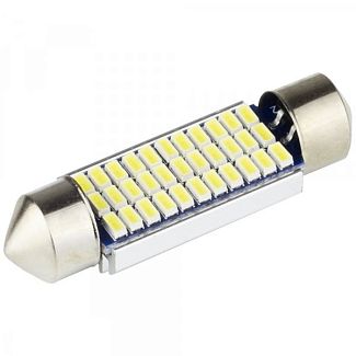 LED лампа для авто T11 C5W 1.35W 6000K DriveX