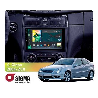 Штатна магнітола X9232 2+32 Gb 9" Mercedes Benz C-Class CL203 2004-2011 SIGMA4car