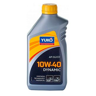 Масло моторное полусинтетическое 1л 10W-40 DYNAMIC Yuko