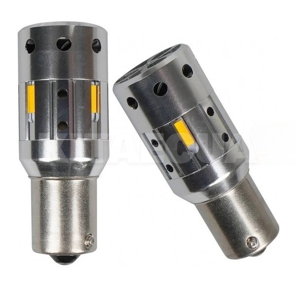 Светодиодная лампа L4 9/18V P21W 2200K (компл.) AMS (41324) - 5