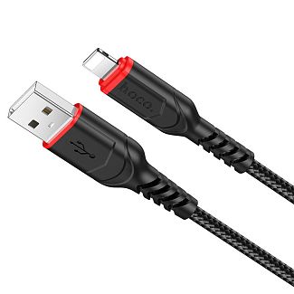 Кабель USB Lightning 2.4A X59 1м чорний HOCO