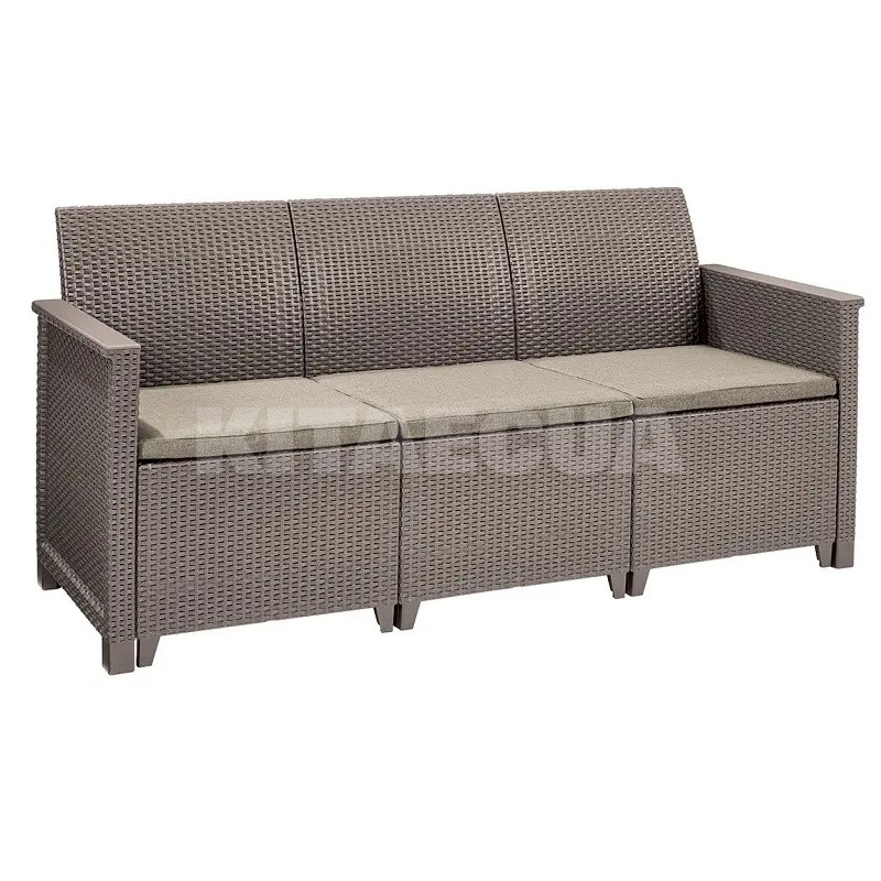 Комплект садових меблів Emma 3 seater set бежевий Keter (8711245155944) - 5