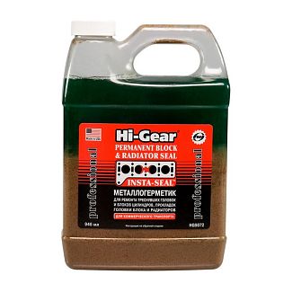 Герметик автомобильный для радиатора 946мл PERMANENT BLOCK & RADIATOR SEAL HI-GEAR