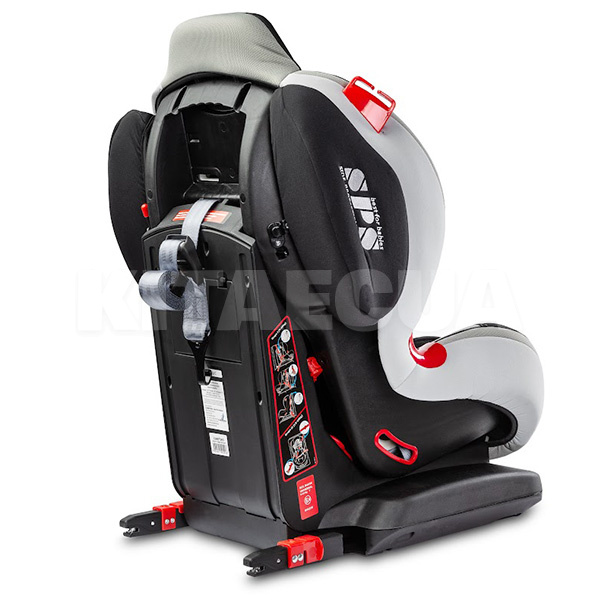 Автокрісло дитяче Sport Turbo Fix Isofix Grey 9-25 кг Caretero (TERO-1400) - 3