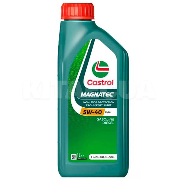 Масло моторное синтетическое 1л 5W-40 Magnatec A3/B4 CASTROL (CASMAGC35W40-1) - 2