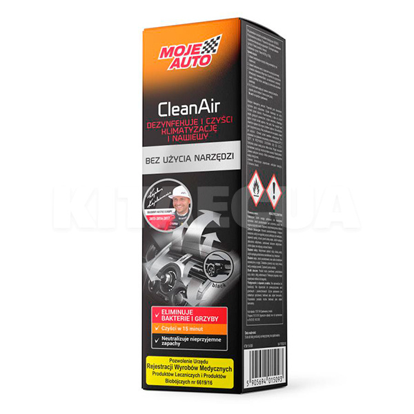 Очиститель кондиционера "black" 150мл MOJE AUTO (25966) - 2