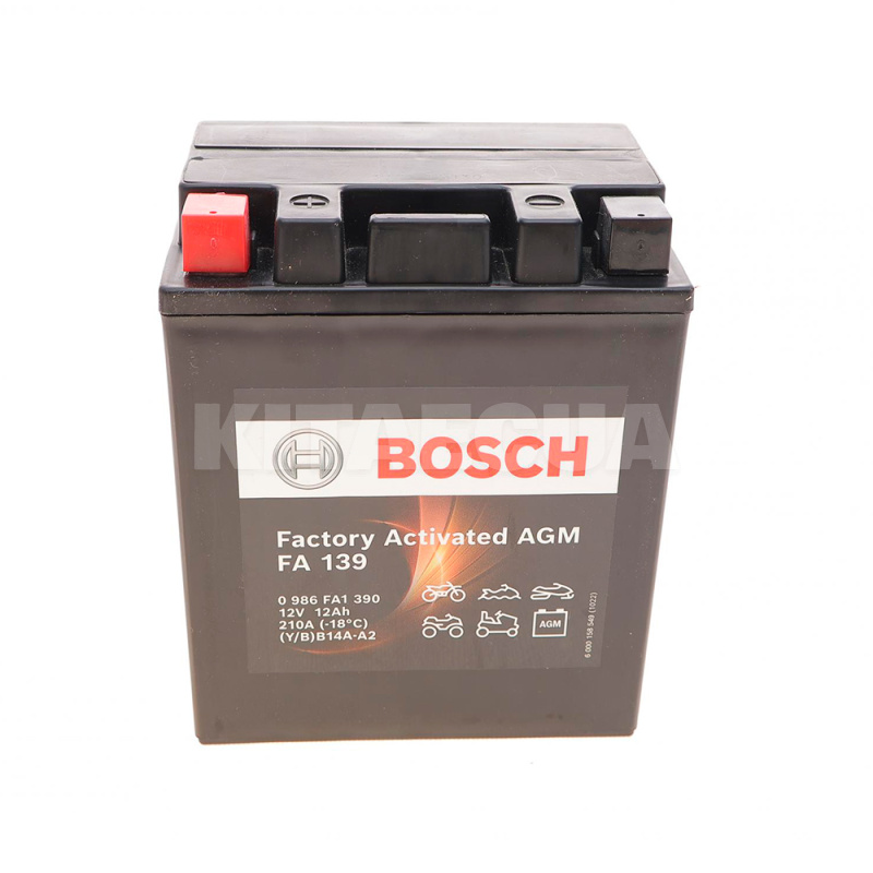 Мото аккумулятор FA 139 210Ач 1200А "+" справа BOSCH (0 986 FA1 390) - 3
