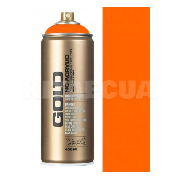 Краска оранжевая 400мл полуглянцевая G 2070 Orange MONTANA (284274-MONTANA)