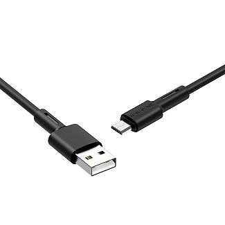 Кабель USB microUSB 2.4A BX31 1м чорний BOROFONE