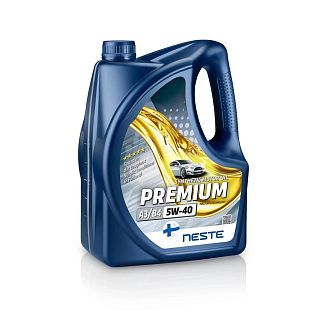 Масло моторное синтетическое 4л 5W-40 PREMIUM А3/B4 NESTE