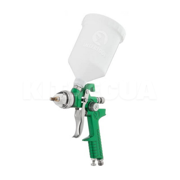 Краскопульт пневматический HVLP 1.7мм 3 бар бачок 600мл Intertool (PT-0119-INTERTOOL)