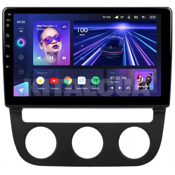 Штатная магнитола CC3L 4+64 Gb 10" Volkswagen Jetta 5 2005-2010 (F2) Teyes (52382)