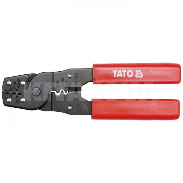 Клещи обжимные для зачистки проводов 0.08-6 мм2 YATO (YT-2256)
