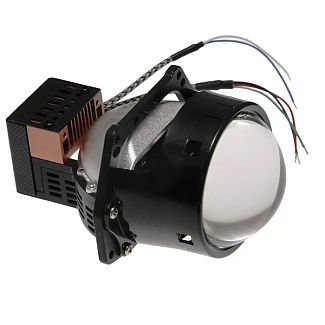 Bi-LED лінзи в фари AES Supreme T1 Blue 3" 55/80W 6000K QLine