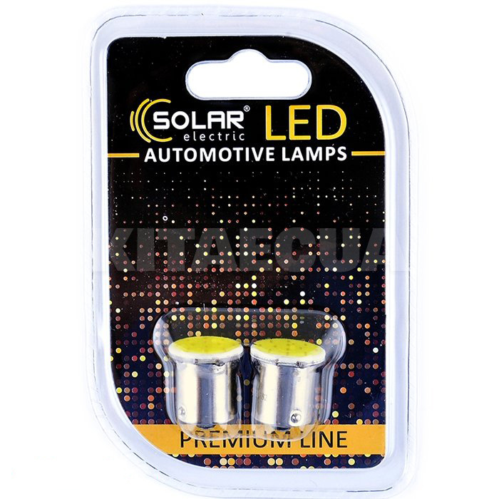 LED лампа для авто Premium Line BA15s 24V 6500K (комплект) Solar (SL2582)