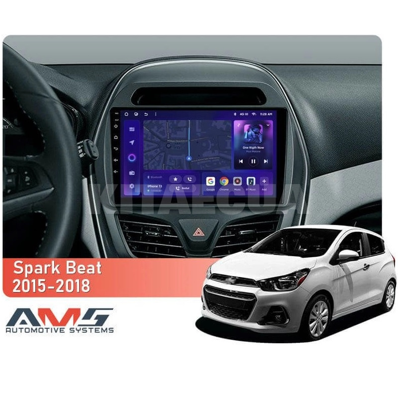 Штатна магнітола MOSS M3 4+32 ГБ 9" Chevrolet Beat 2015-2018 (F2) AMS (49828) - 2