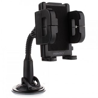 Автомобільний утримувач телефону 40-110 мм поворотний механізм 360 ° Winso