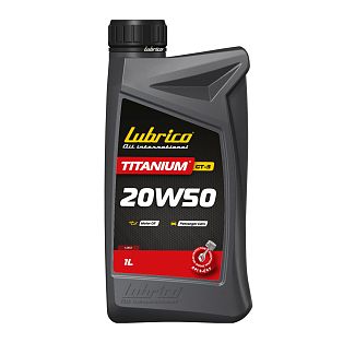 Масло моторное синтетическое 1л 20W-50 TITANIUM GT-3 LUBRICO