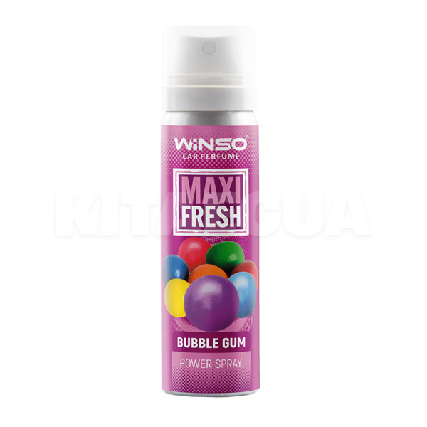 Ароматизатор "жвачка" 75мл Spray Maxi Fresh Bubble Gum Winso (830410)