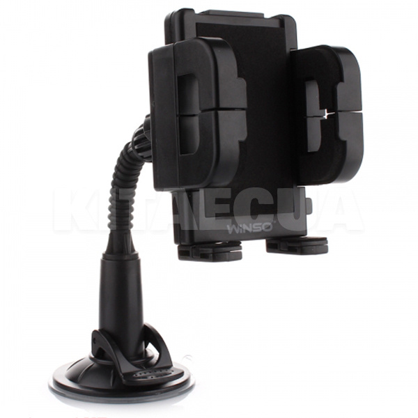 Держатель телефона автомобильный 40-110 мм поворотный механизм 360° Winso (201110)