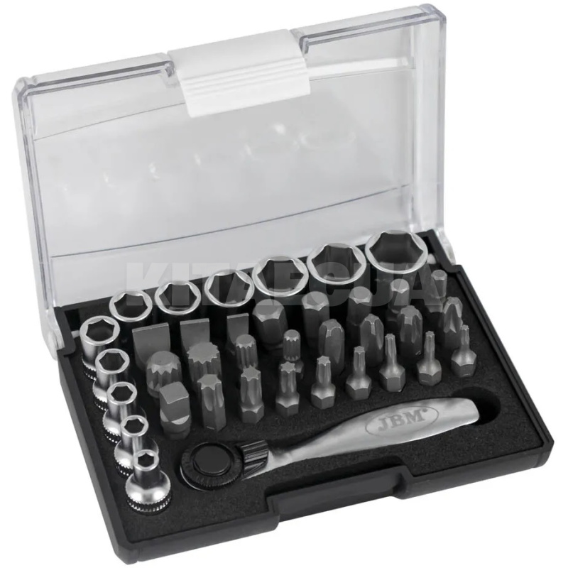 Набор инструментов 1/4" 37 предметов JBM (52198)