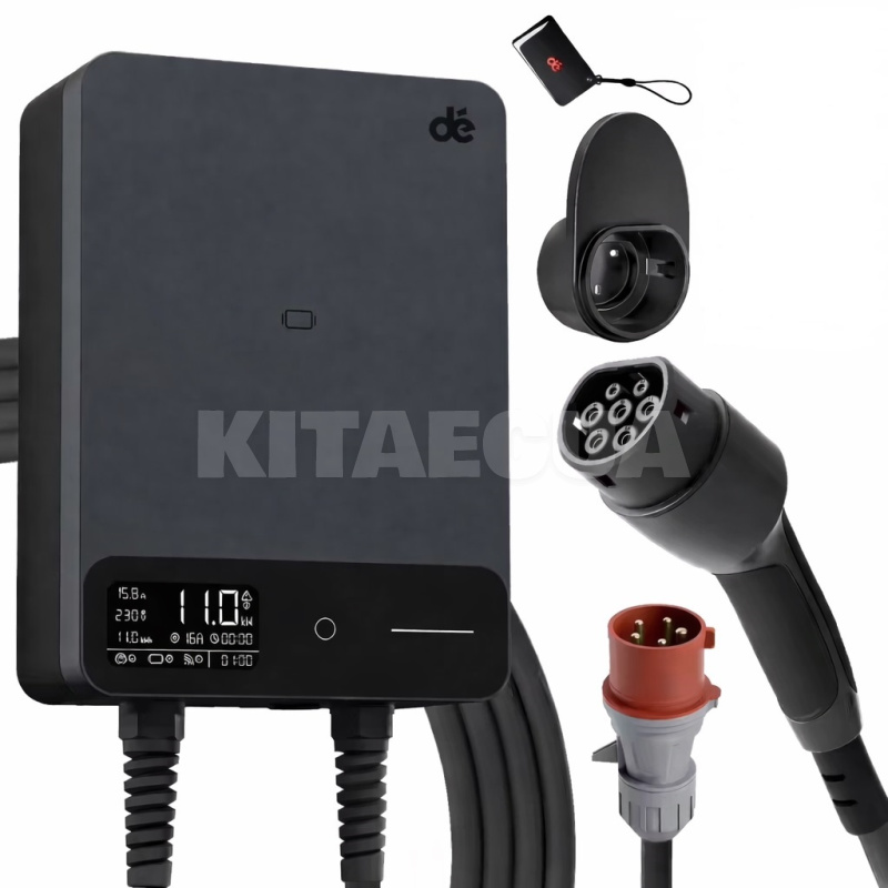 Зарядка для электромобиля Type 2 11 кВт 16A 3-фази Wi-Fi DEPOW (DE11-16-3PH-TP2-CS-WF)