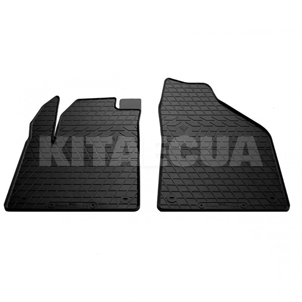 Резиновые коврики передние JEEP Cherokee KL (2013-н.в.) Eyelet клипсы Stingray (1046022)