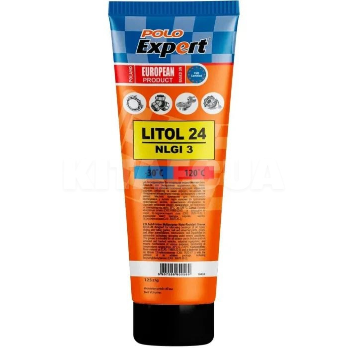 Мастило літієве LITOL-24 125г Polo Expert (12081)