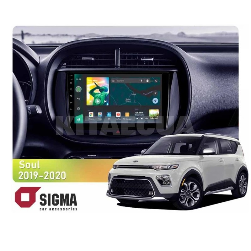 Штатная магнитола X9232 2+32 Gb 9" Kia Soul SK3 2019-2020 (L1) SIGMA4car (33489)