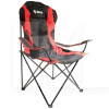 Крісло розкладне до 100 кг червоно-чорне Павук AXXIS (ax-794)