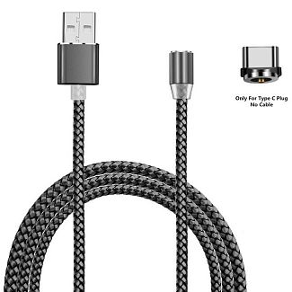 Кабель магнитный USB - Type-C SC-355a 1.2м серый XoKo